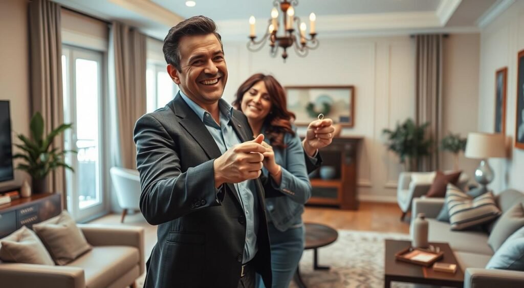 Rodrigo Faro presenteia funcionária com apartamento: "Parte da família"