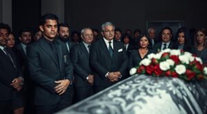 Famosos como Ronaldo e Luciano Huck marcam presença em velório da filha de Schyn