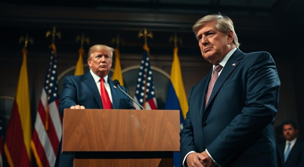 Trump faz declaração polêmica sobre possível ação na Venezuela e Maduro reage pe