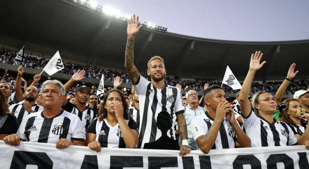 Despedida de Neymar emociona a Vila e marca estreia histórica de Gabigol no Sant