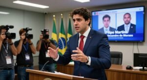 Nikolas Ferreira reage à prisão de Filipe Martins ordenada por Alexandre de Mora