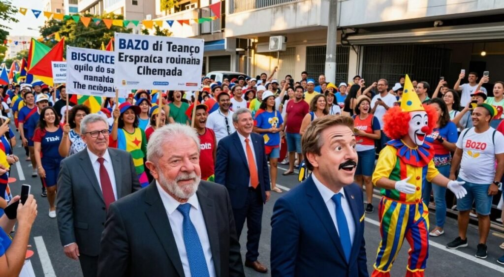 Desfile ironiza Lula, cita Temer e chama Bolsonaro de “Bozo”; oposição reage e c